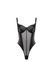 Black Silk Bodysuit  INCANTO BLACK, 70A, XS