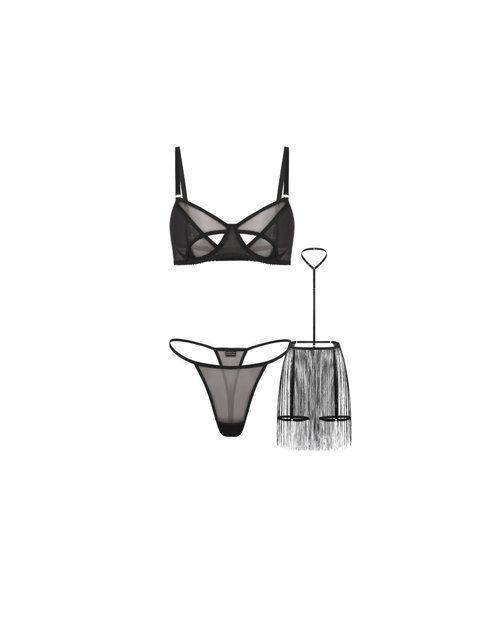 Seductive Muse set and fringe garter belt