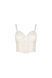 Corset with pearls Cassia White