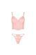 Pink set with pearls Cassia Rose, S, 75A