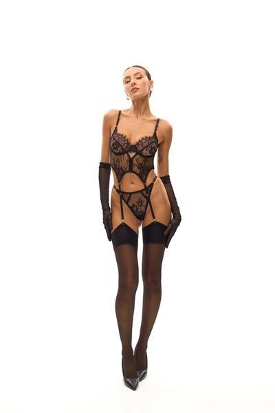 Stockings Black Shine, XS