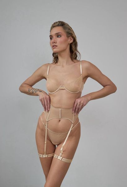 A sultry beige set INSTINCT BEIGE, XS, 70A