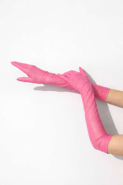 Gloves Gleam Pink